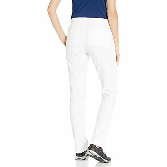 Under Armour NWT Women's Cream White Fitted Moisture Wicking Golf Pants 1272344 - Picture 2 of 11
